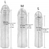 Reusable Penis Sleeve Cock Enlarger Condom Ultra-Soft Extension (3pcs)